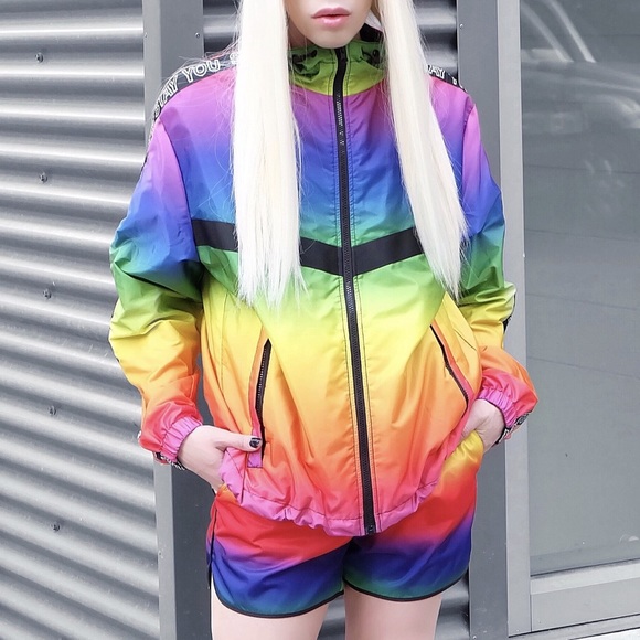 H&M Pride Windbreaker & Shorts - Picture 1 of 3
